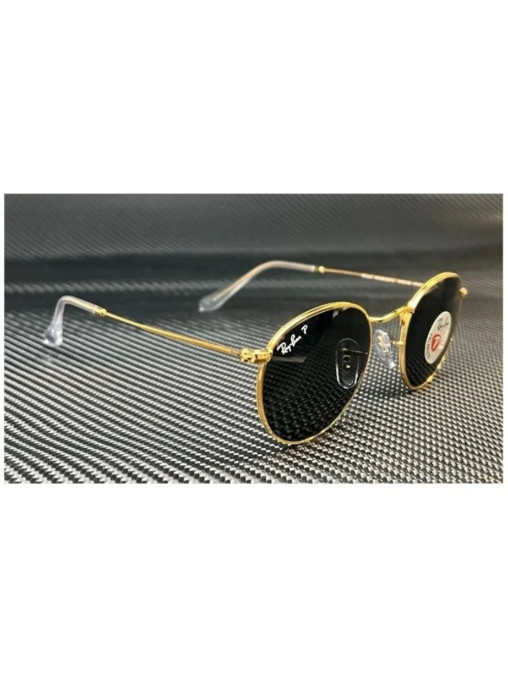 New Ray Ban Men  Gold Sunglasses  53- 21- 145